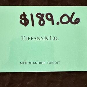 Tiffany & Co. Merchandise Credit